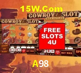 Slots com jackpots e giros grátis na A98